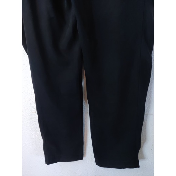 Sea New York Black Pleated Asymmetrical Closure Trouser Pants Size 4 - Picture 6 of 8